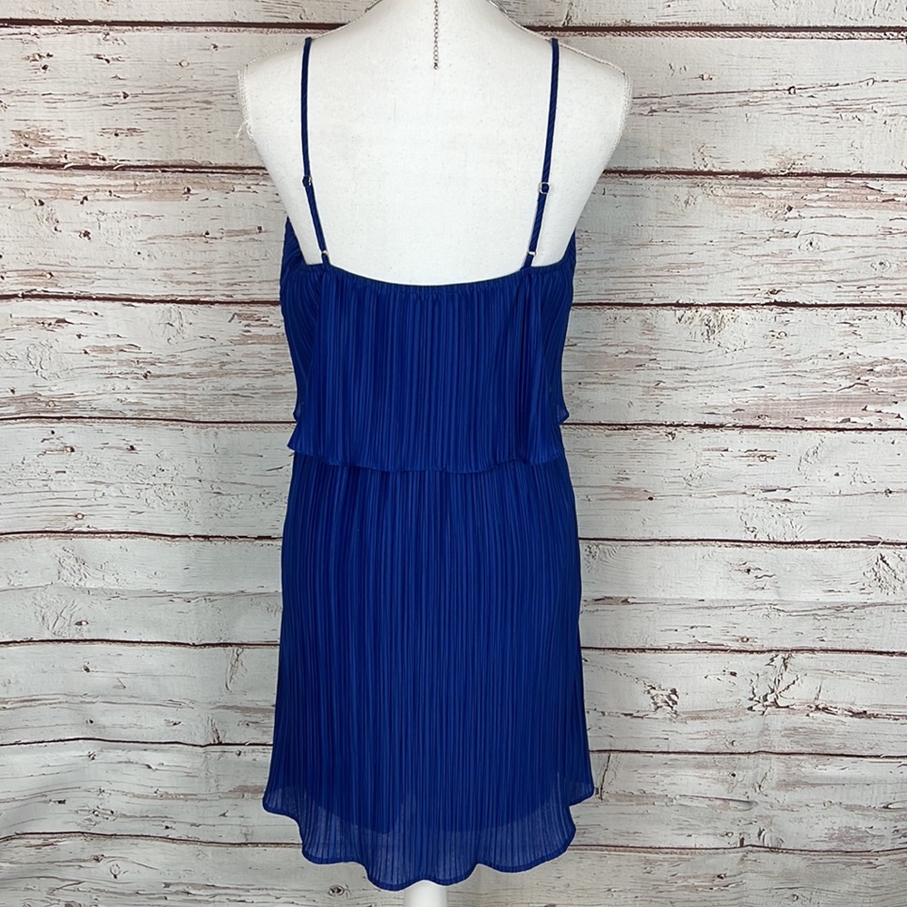 Gilli blue double tiered dress Womens medium - Picture 4 of 12